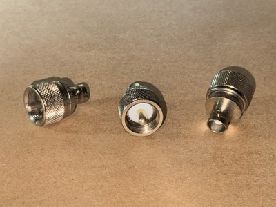 3pcs M Type Male to BNC Female Adapter Coax UG-273/U UHF Plug to BNC Jack 50 Ohm