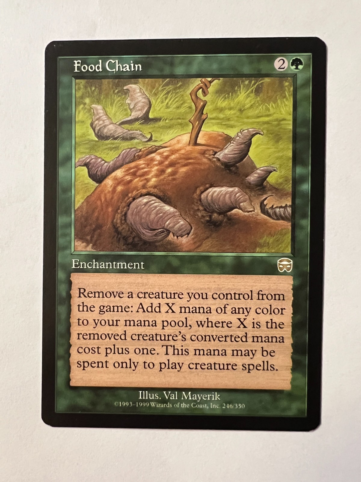 Food Chain - Mercadian Masques Rare - LP - MTG Magic the Gathering #2