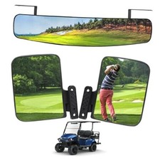 Golf Cart Mirror  Universal Golf Cart Rear View Mirror Wide Rear View Convex