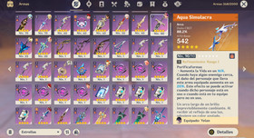 Genshin Impact AR 58 America - Columbina - Furina - Varessa - Citlali - Hu Tao