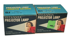 Sylvania ELS Projector Lamp Tungsten Halogen 50W 16V 650 Hrs Lot of 2