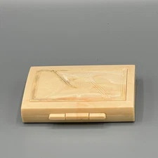 Vintage Merle Norman Creamy Powder Blusher – Amberwood – 1980s Compact RARE