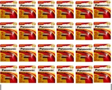 24 Panasonic CR123A 123 3V Lithium Batteries SEALED Retail Packaging  