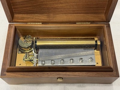 Excellent Vintage REUGE 3/72 Swiss Music Box ~Clair de Lune~ FULL