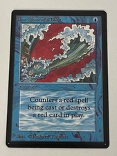 Magic the Gathering MTG Beta Blue Elemental Blast NM- (Beta Bob)