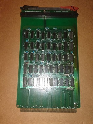 Evans & Sutherland Adder 200110-500 Single-Sided FR-4 PCB +5V 80TP