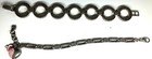 Vintage 2  Signed Brighton Silver Chunky Charm Chain Chunky Bracelets — photo 2