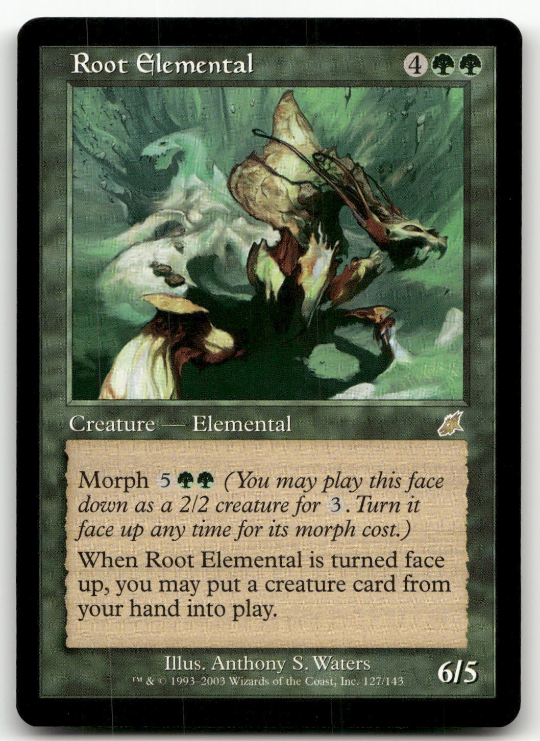 Root Elemental #127 (NM) Scourge SCG Magic MTG