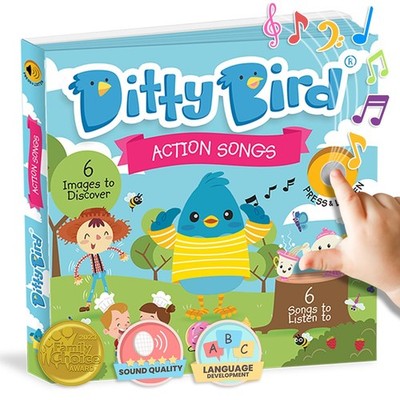 Ditty Bird Action Songs Interactive Sound Book for Toddlers 1- 3 Mu (Kartonbuch)