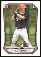 2026 Bowman Sam Petersen #BP-122 Washington Nationals
