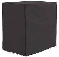 Barbecue BBQ Cover Black Polyester Smoker Gas Charcoal Grill + Zipped Carry Bag