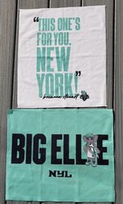 Pair Of NYL New York Liberty WNBA Basketball Rally Towels 15" X 17"