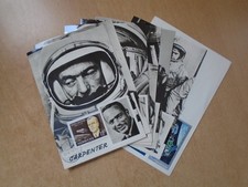 Hungary - 6 x 1963 postcards with stamps of Soviet cosmonauts & 1 x Soviet FDC.