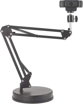 Webcam Stand,Mount 22 Inch Suspension Boom Scissor Arm Stand,for Webcam C925e...