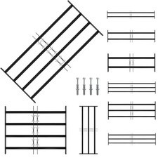 Fenstergitter Pulverbeschichteter Gitter Sicherheitsgitter Einbruchschutz #S