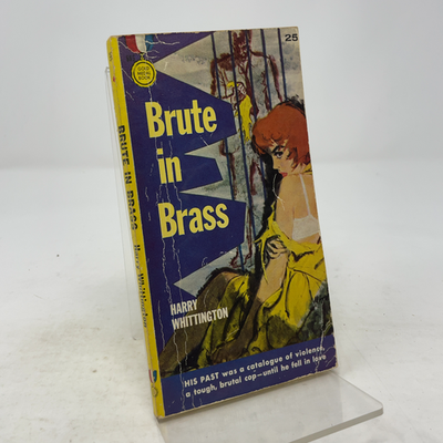 #ad #ad Brute in Brass by Harry Whittington PB First Edition Very Good 1956 $25.00