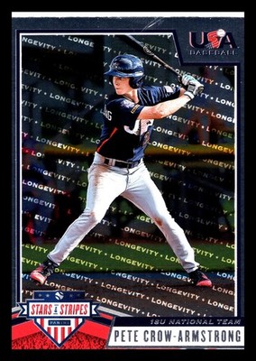 2019 Panini USA Baseball Stars & Stripes - Pete Crow-Armstrong #33
