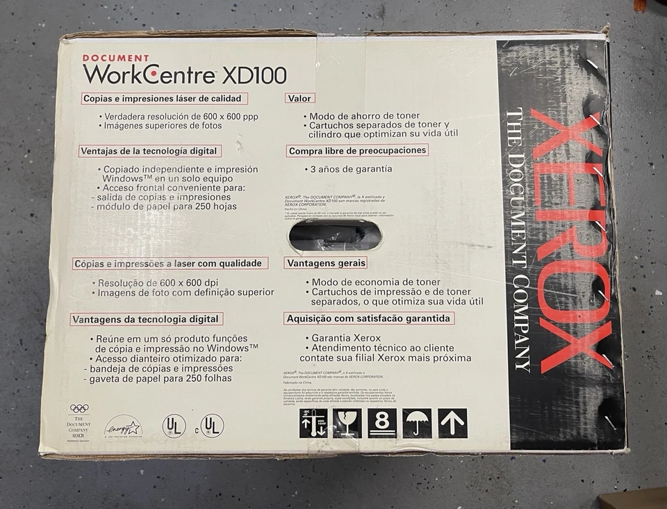 Vintage 2000 Xerox Workcentre XD100 Digital Copier and Laser Printer NEW - Image 4 of 4