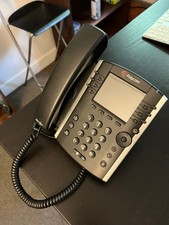 Polycom VVX 411 12-Lines Desktop VoIP Phone, Clean Handset, Network Ready