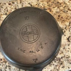 griswold cast iron skillet 10 large logo