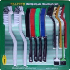 11Pcs Crevice Cleaning Brush Set Hard-Bristle Gap Cleaning Tool Deep Clean Brush