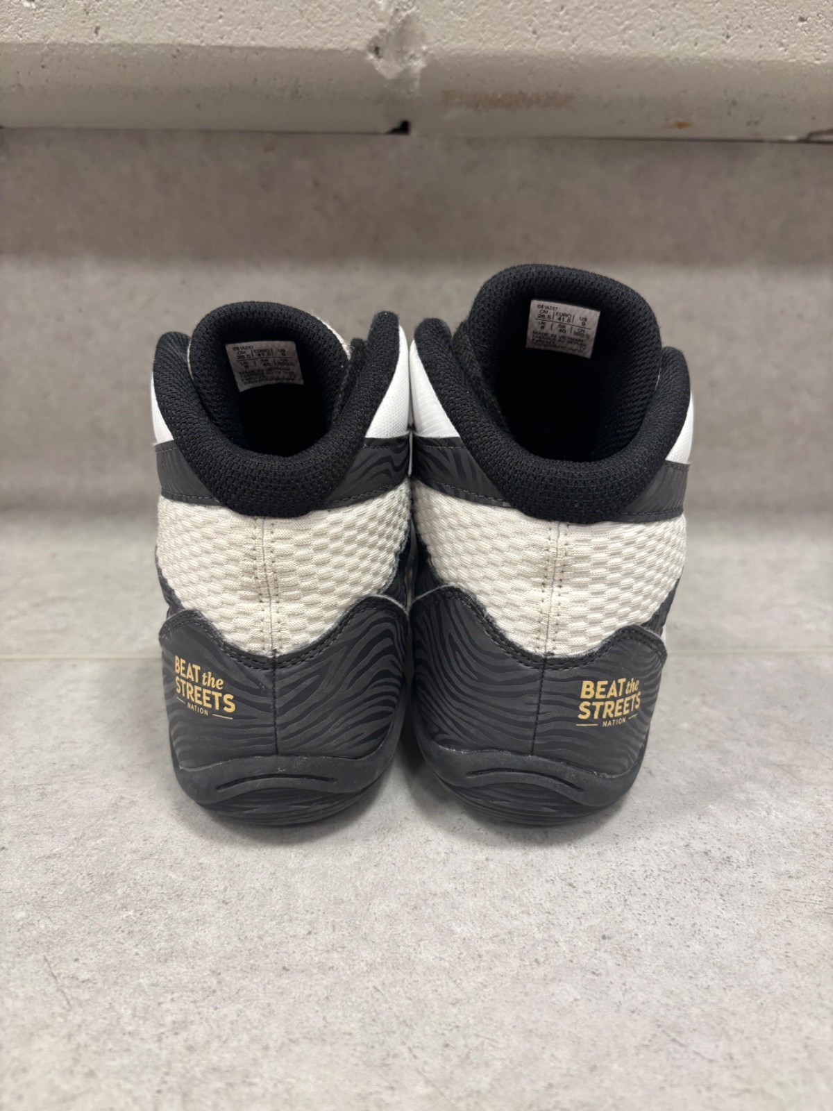 ASICS Matflex 7 Beat the Streets Men's Wrestling White/Gold/Black Shoes! US 10 thumbnail 4