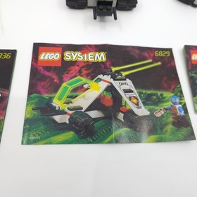 (3) LEGO System Space Sets - 6829 6836 6818 - 100% Complete With Instructions