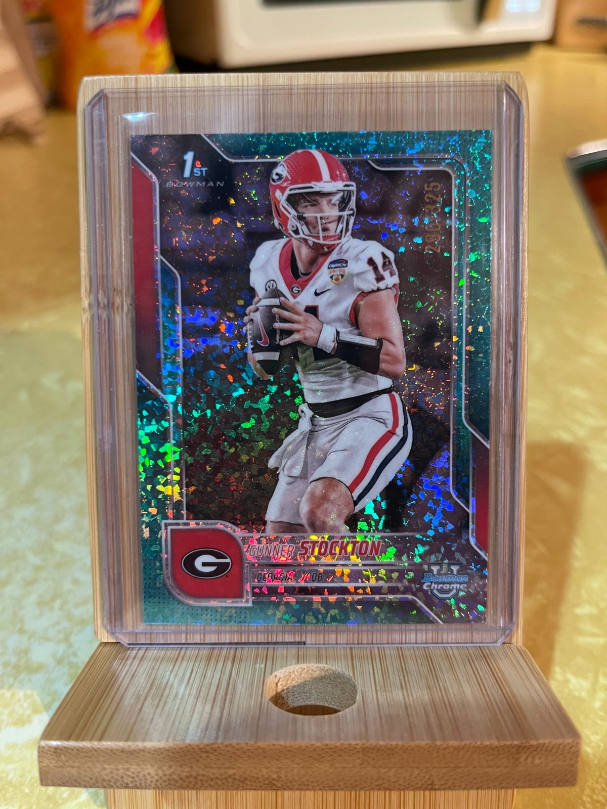 2025 Bowman U Chrome Gunner Stockton Aqua Mini-Diamond Refractor /325 #131 GA