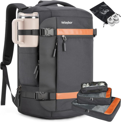 42L Travel Backpack with 4 Packing Cubes, TSA Friendly Flight Approved Carry-On