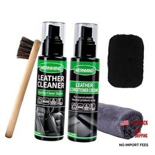 Leather Cleaner and Leather Conditioner Cream Care Kit for Car
