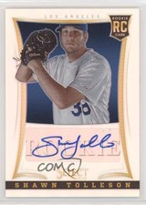 2013 Panini Select Rookie Auto Silver Prizm /99 Shawn Tolleson #243 Auto 06z2