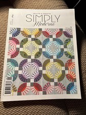 SIMPLY MODERNE-QUILTS AND CRAFTS-ISSUE No. 9 -2017- MAGAZINE PAPERBACK BOOK
