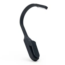 The Original Recharge Clip On Rechargeable Book Light Reading Light, Warm Eye...