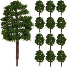 20pcs Green Landscape Tree Miniature Tree N Scale Trees Model Scenery Tree Hand