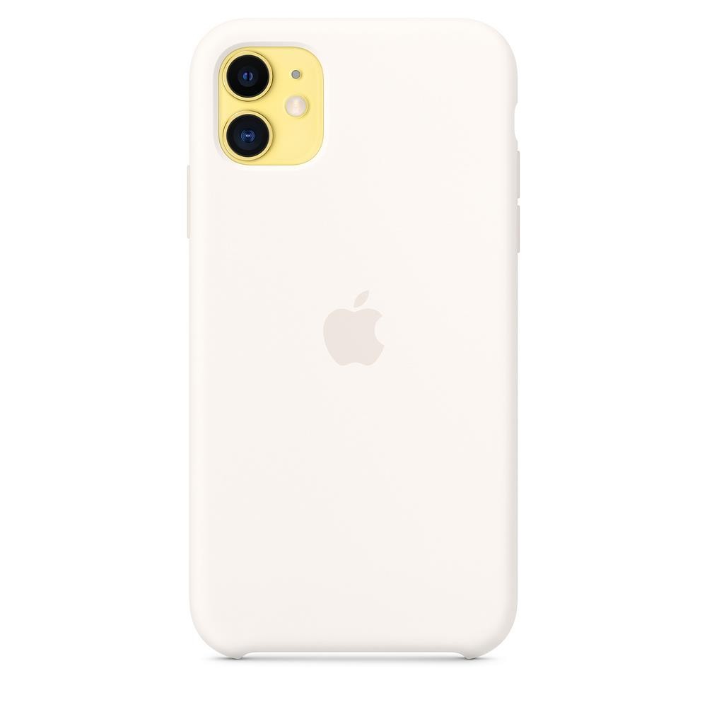Genuine / Original Apple Silicone Case for iPhone 11 - White