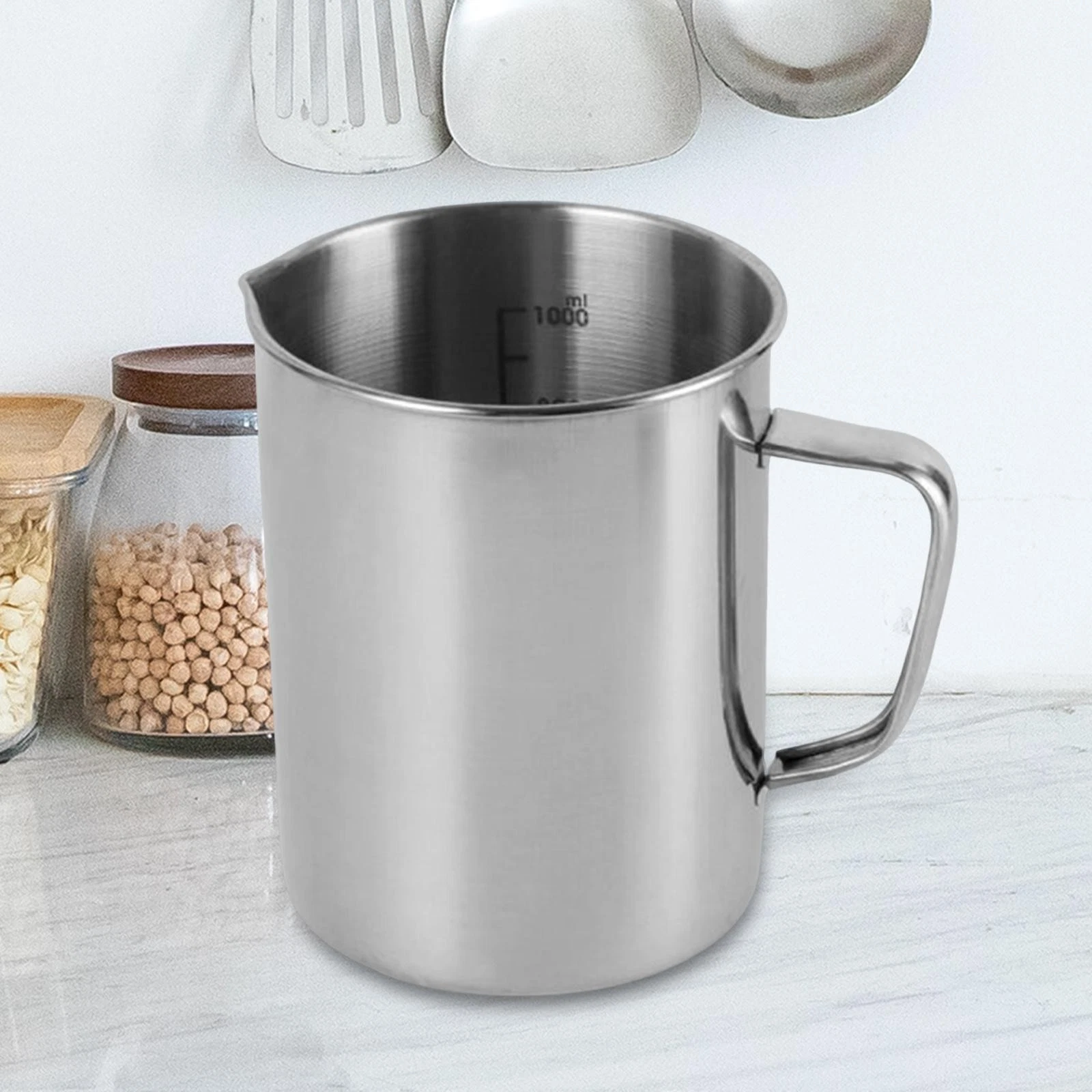 Stainless Steel Measuring Cup,Container,34oz /1000ml,Large Capacity,Milk
Opens in a new window or ta