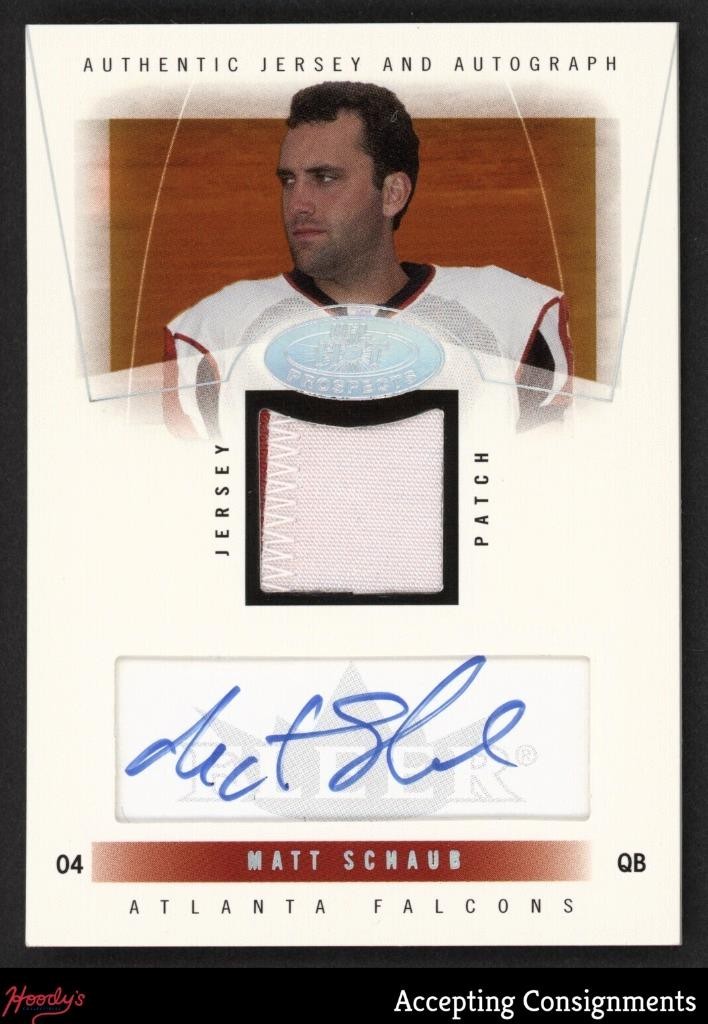 Matt Schaub Fleer Hot Prospects #94 Signed Jersey