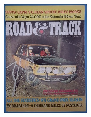 Road & Track March 1972 Rally Car; Vehicle Testing Magazine