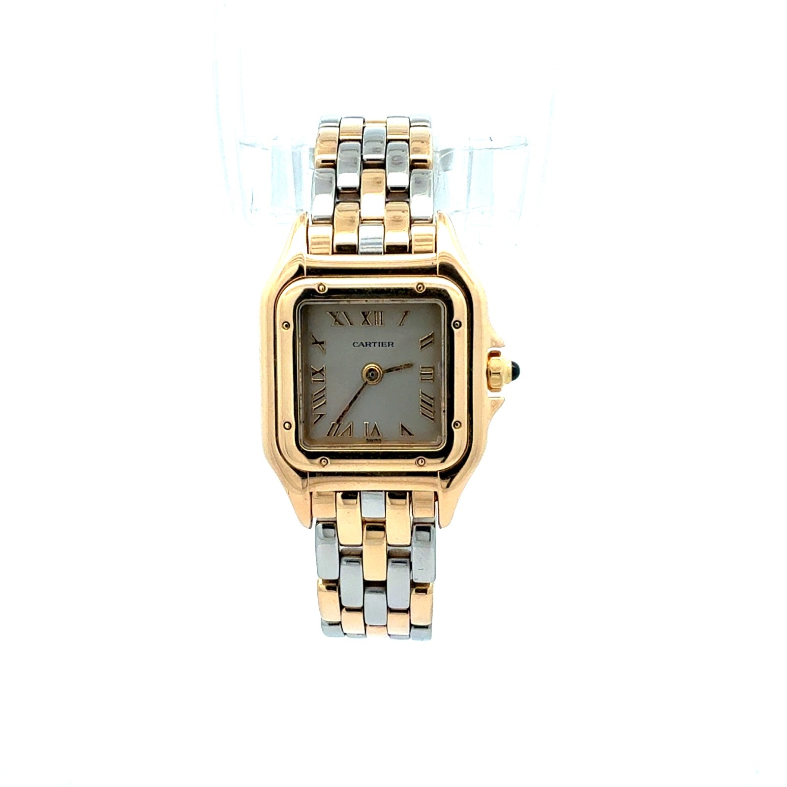 Cartier Panthere Chevron Watch reference 1070 Gold and Steel