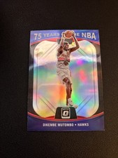 Dikembe Mutombo 75 Years of the NBA Holo 2021-22 Panini Donruss Optic #45