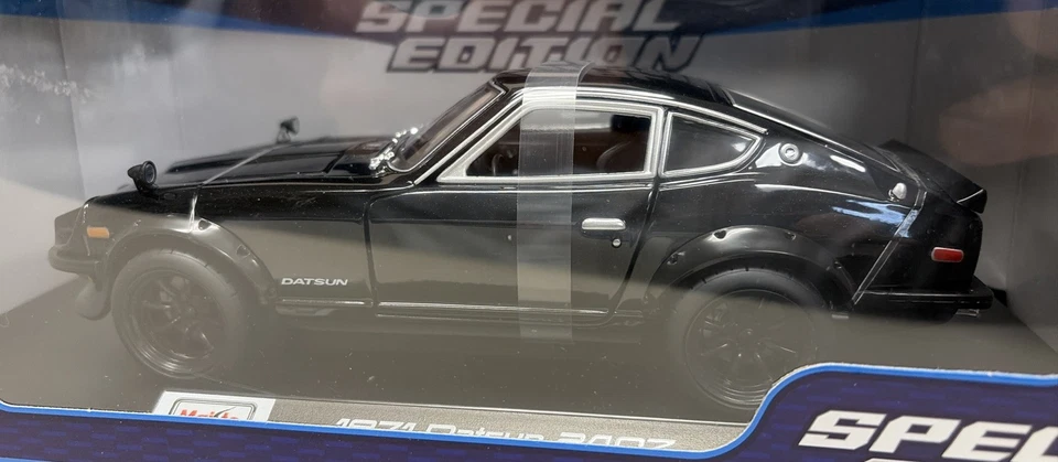 Maisto 32611 1971 Datsun 240Z Black Diecast Model Car 1/18 Scale - Image 3 of 4