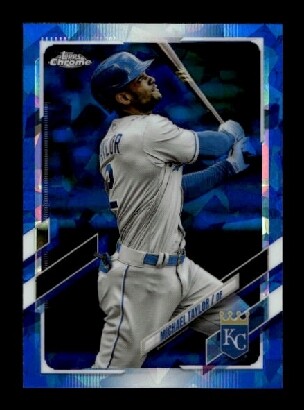 2021 Topps Chrome Update Sapphire Michael Taylor #US216