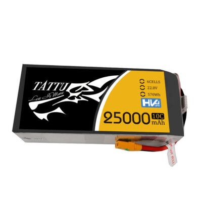 #ad Tattu 22.8V 6S 25000mAh 10C UAV Battery XT90 S Plug For UAV Multicopter $504.99