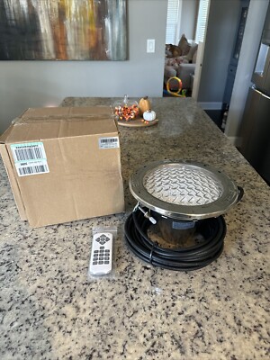 LED Pool Light: Dy-PAR56-E468, V=AC120V, Watt= 35W, Cord Length= 50ft W/ Remote