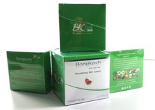 SET BO BK Bongkosh Herbal Gold Plus Skin Cream 30g Soap Acne Clear 50g