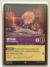 Arthur - Wizard's Apprentice Disney Lorcana Rise of the Floodborn 35/204