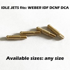 Weber Idf Dcnf Dca Carburetor Idle Jets 74405 Any Size Within 40-100 4 Pcs
