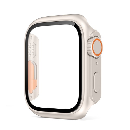 Zmień na Ultra etui na Apple Watch Series 9 8 7 6 5 SE 40/44/41/45 Szklana pokrywa - Zdjęcie 14 z 22