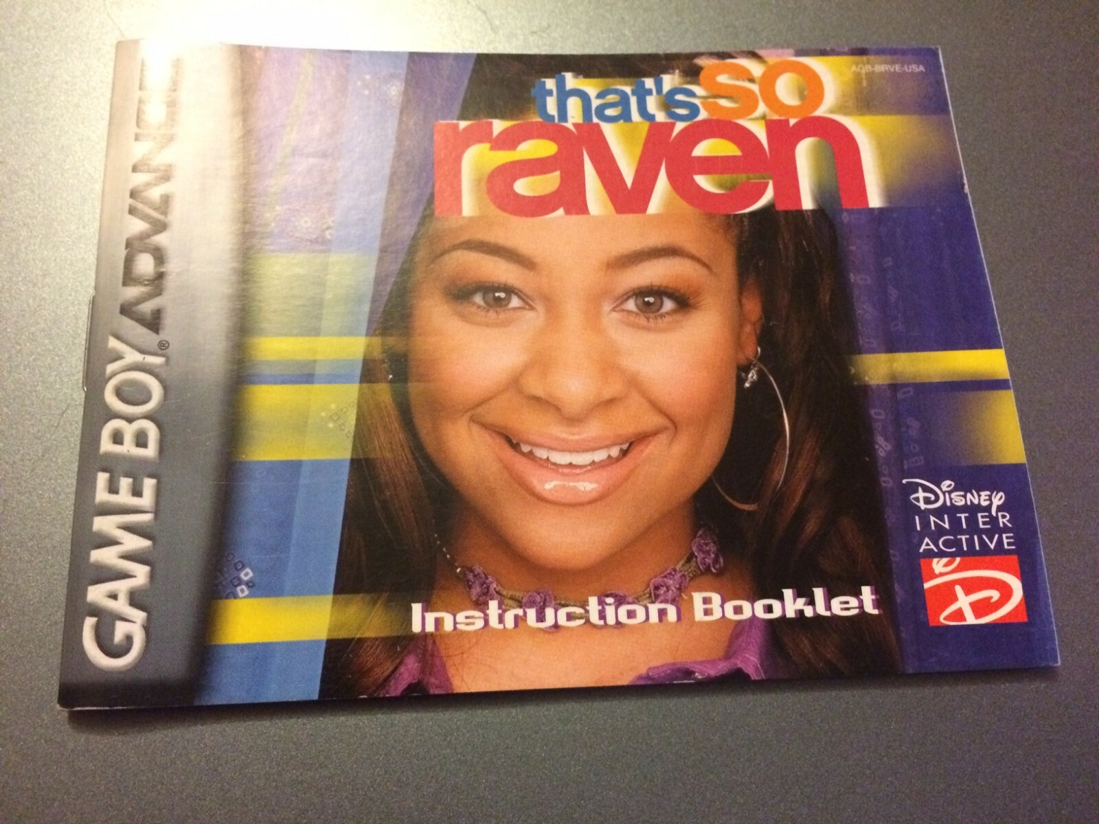 That's So Raven Manual Nintendo Gameboy Advance GBA Game Boy