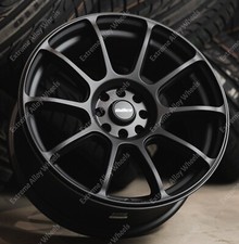 15" Black Neo Alloy Wheels Fits Renault Clio Kangoo Megane Twingo 4x100